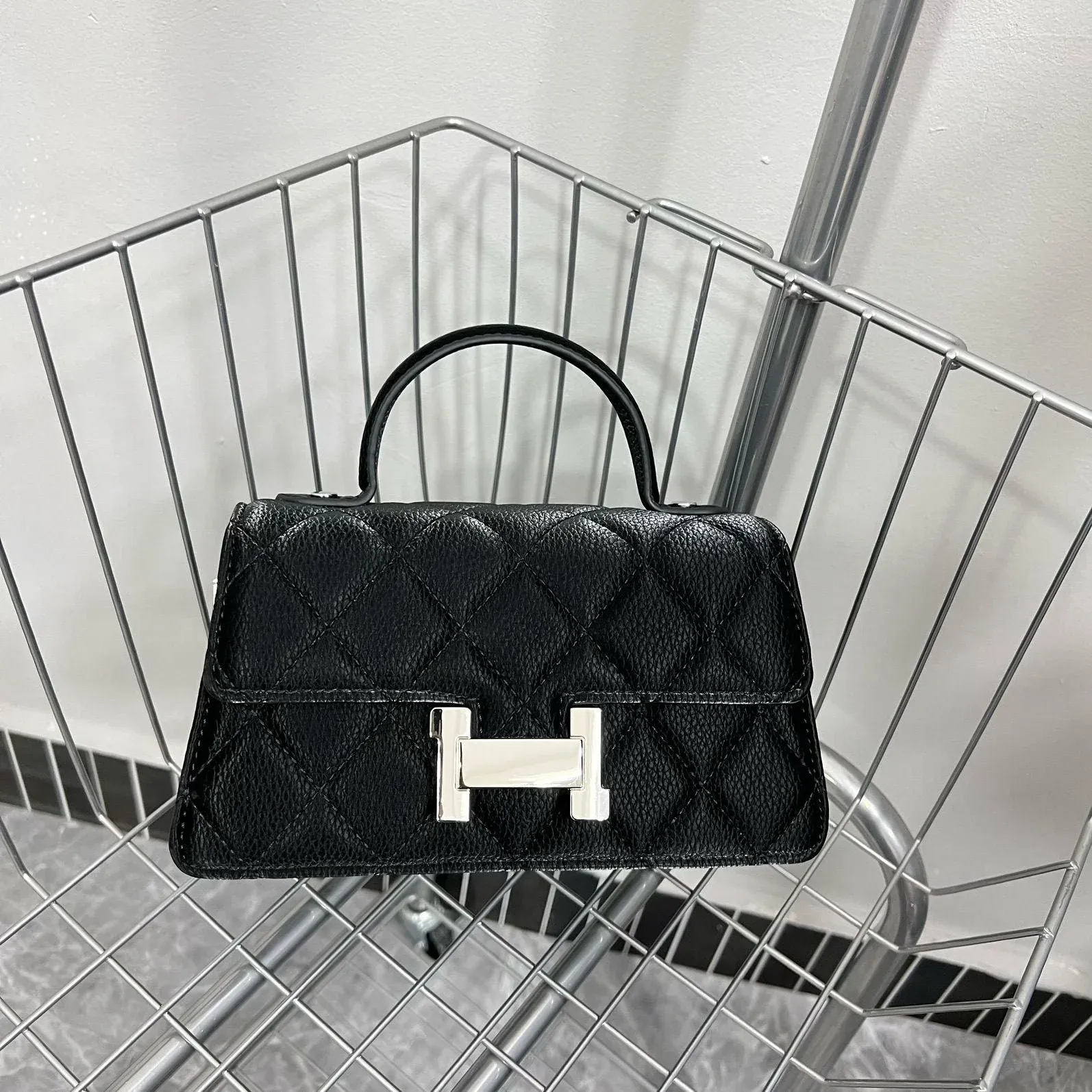 Women's High-looking Hand-held Crossbody Chain Leather Double Shoulder