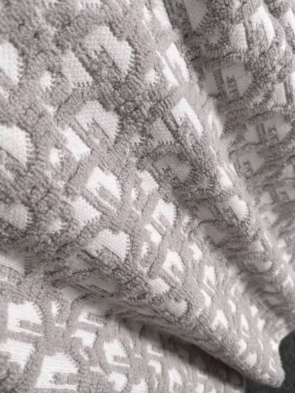 CD 25SS Full printed jacquard zipper sweater