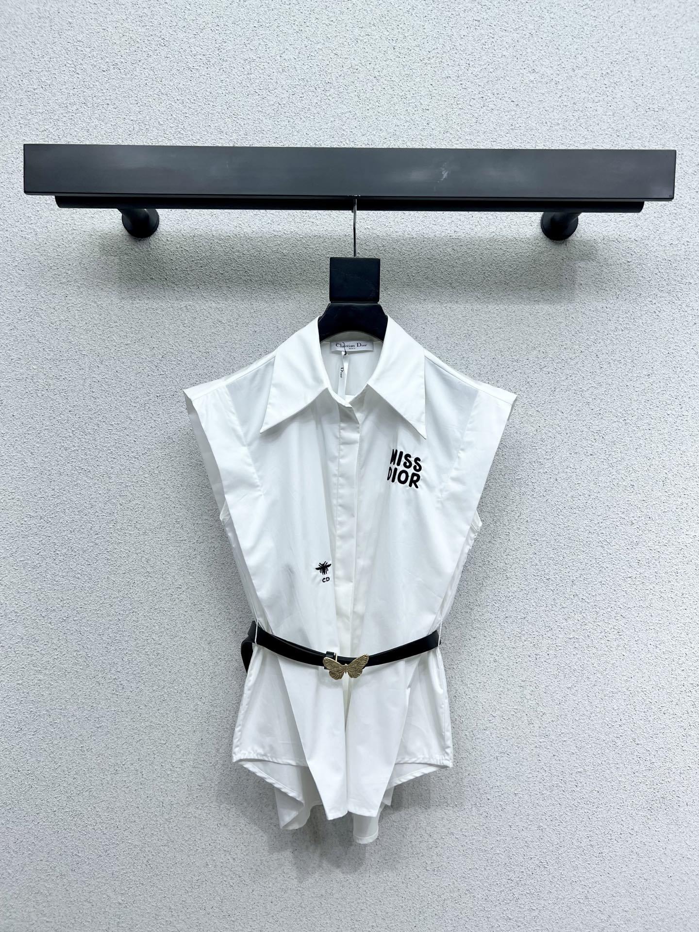 DIO25SS White Shirt with Belt