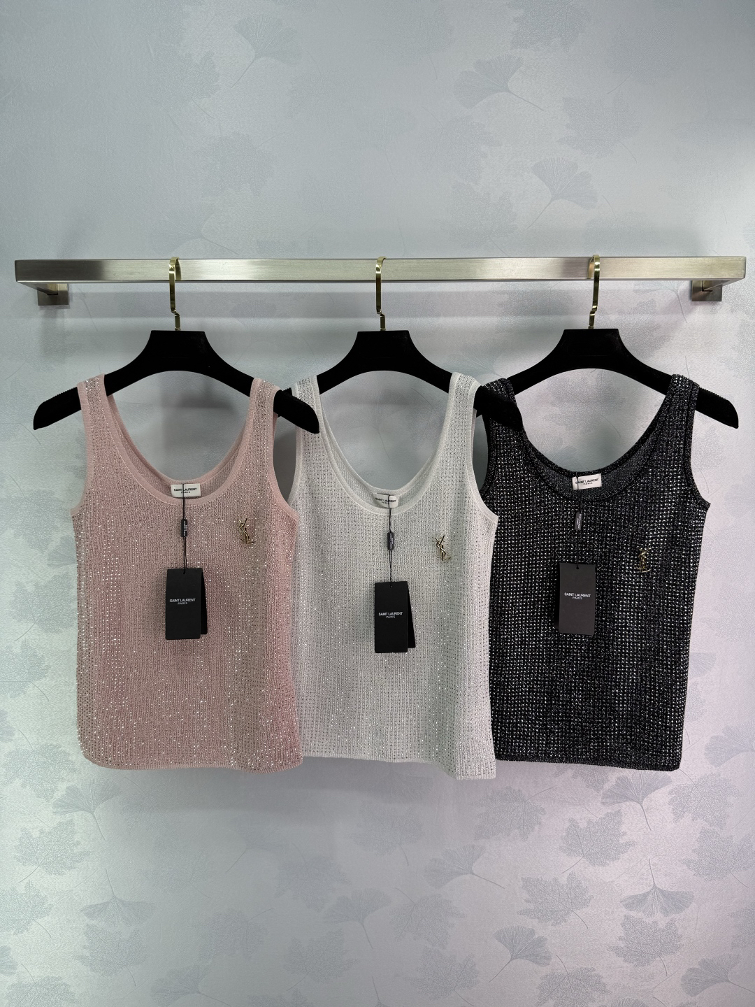 YS25SS Full Diamond Sparkling Design Vest