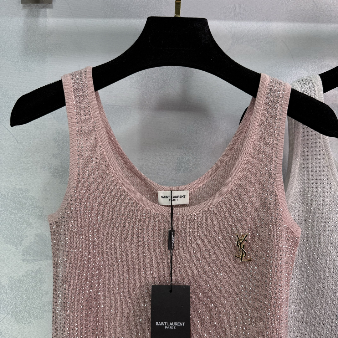 YS25SS Full Diamond Sparkling Design Vest