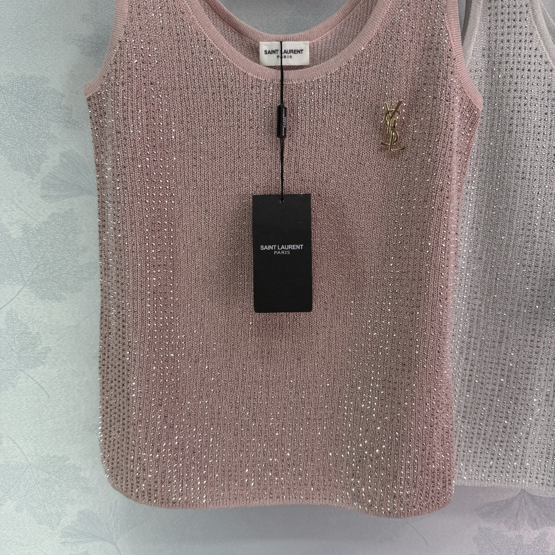 YS25SS Full Diamond Sparkling Design Vest