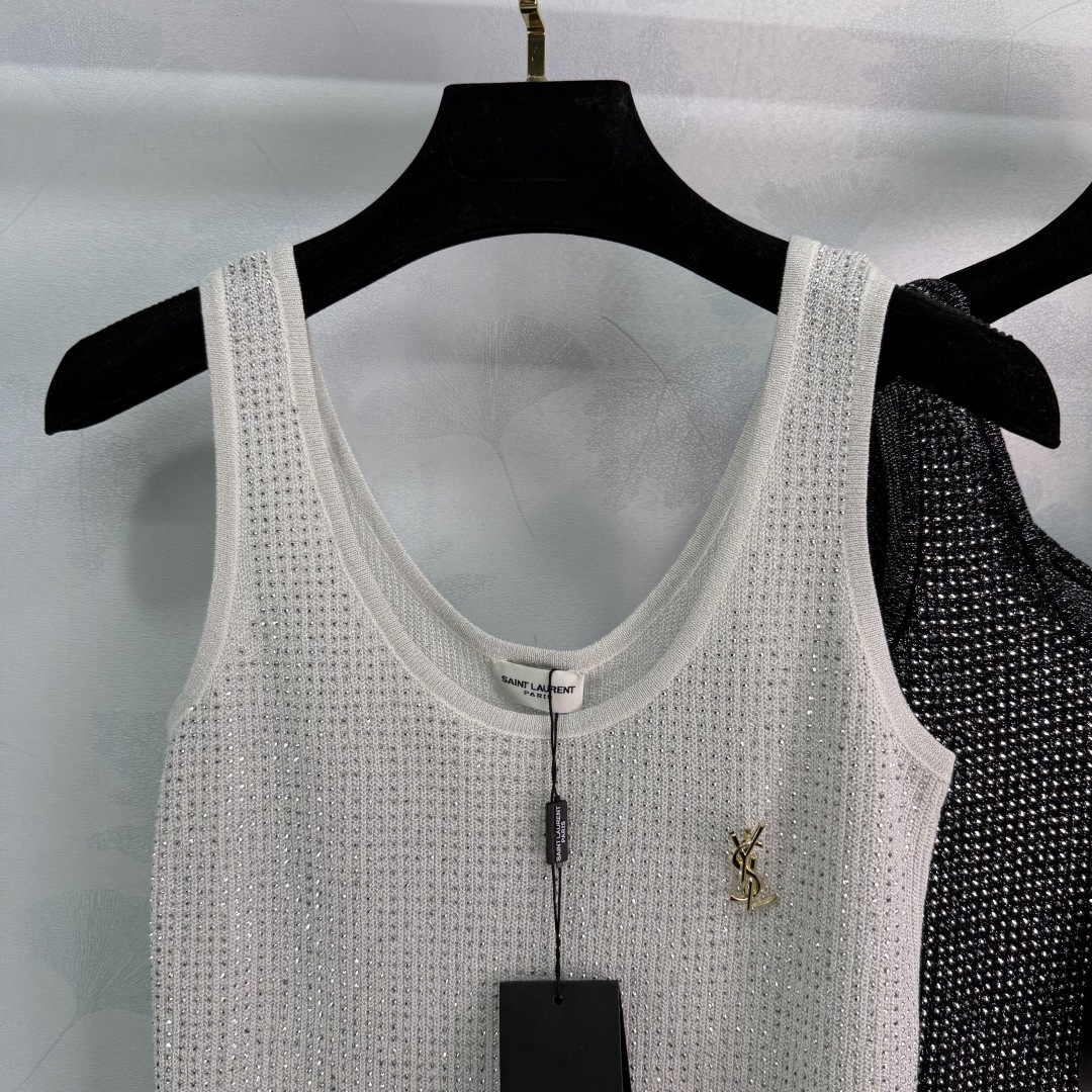 YS25SS Full Diamond Sparkling Design Vest