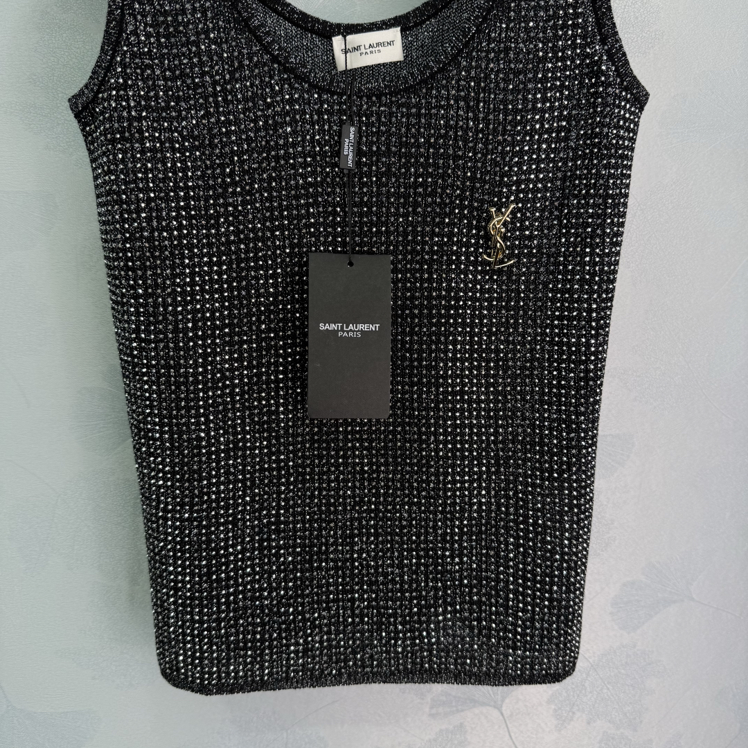 YS25SS Full Diamond Sparkling Design Vest