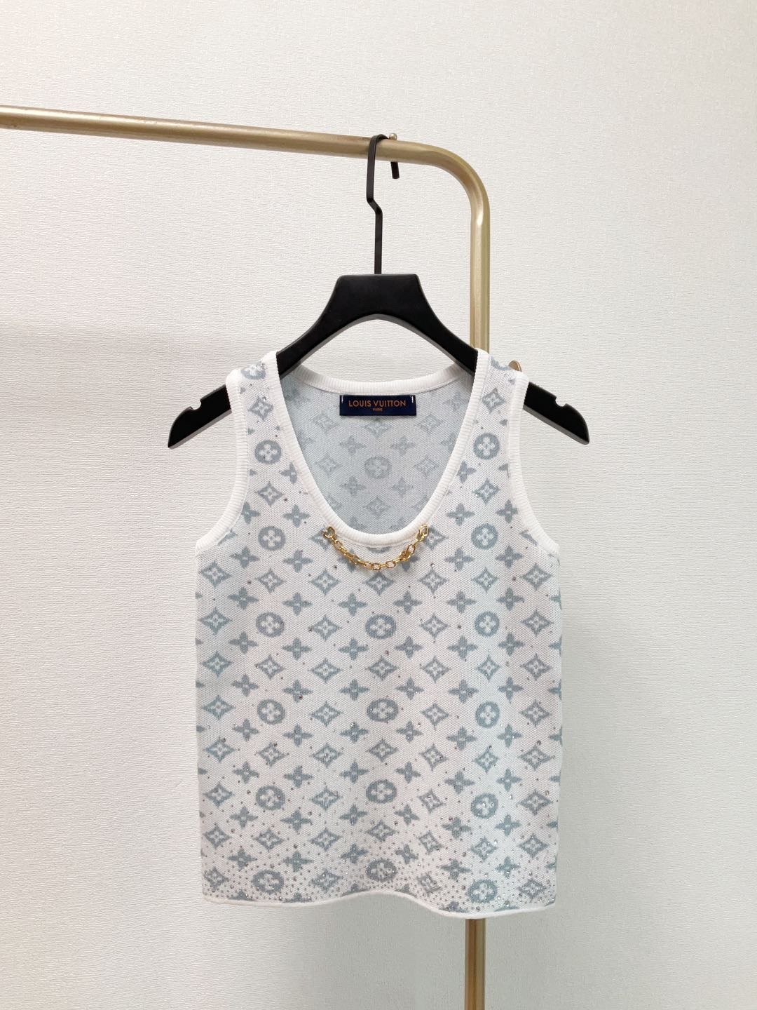 LU25SS Knit Crew Neck Sleeveless Tank Top