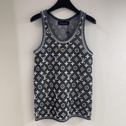 LU25SS Chain Logo Knit Vest