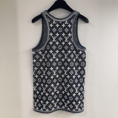 LU25SS Chain Logo Knit Vest