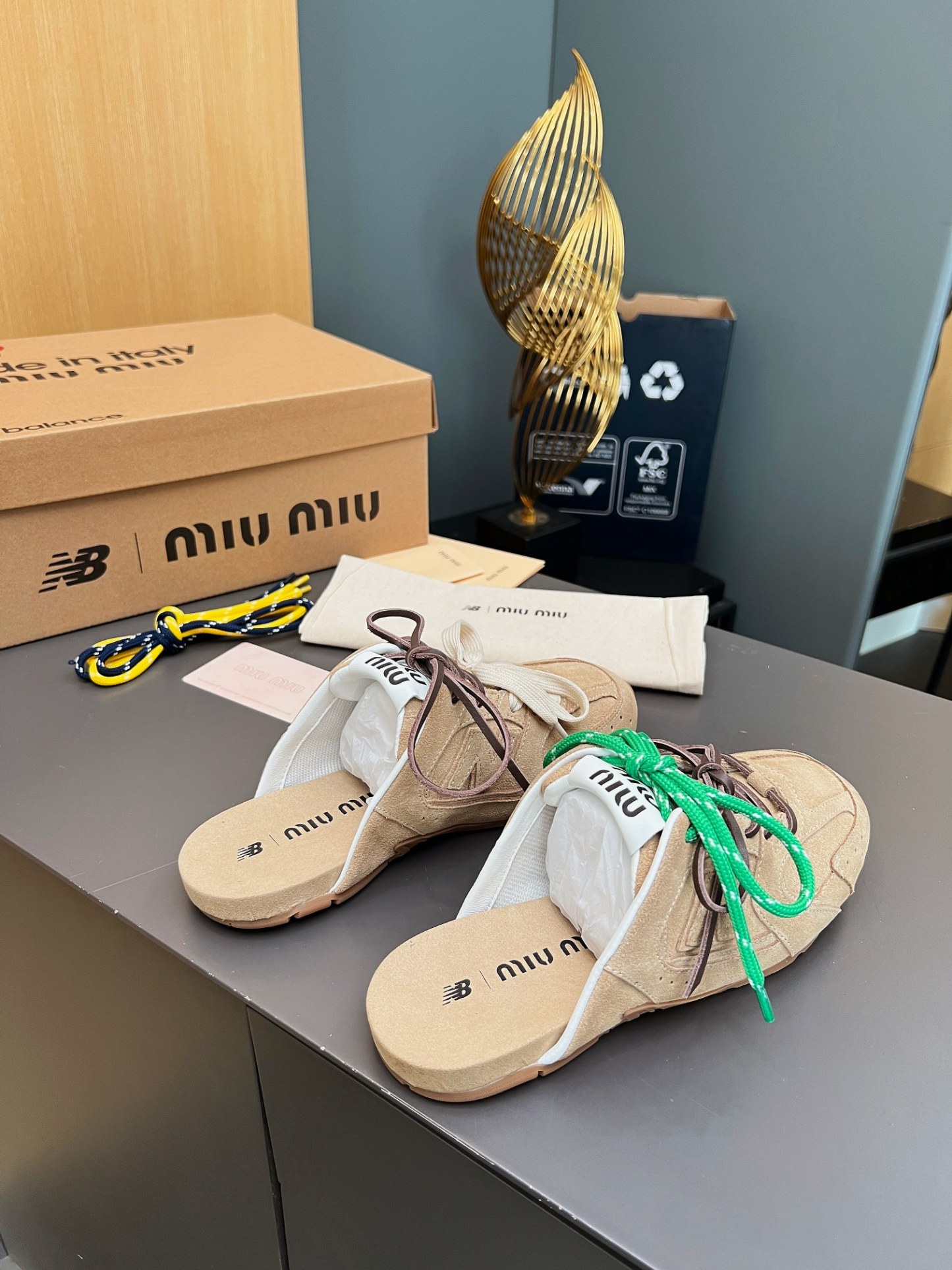 NEW BA x Miu Casual Sneakers