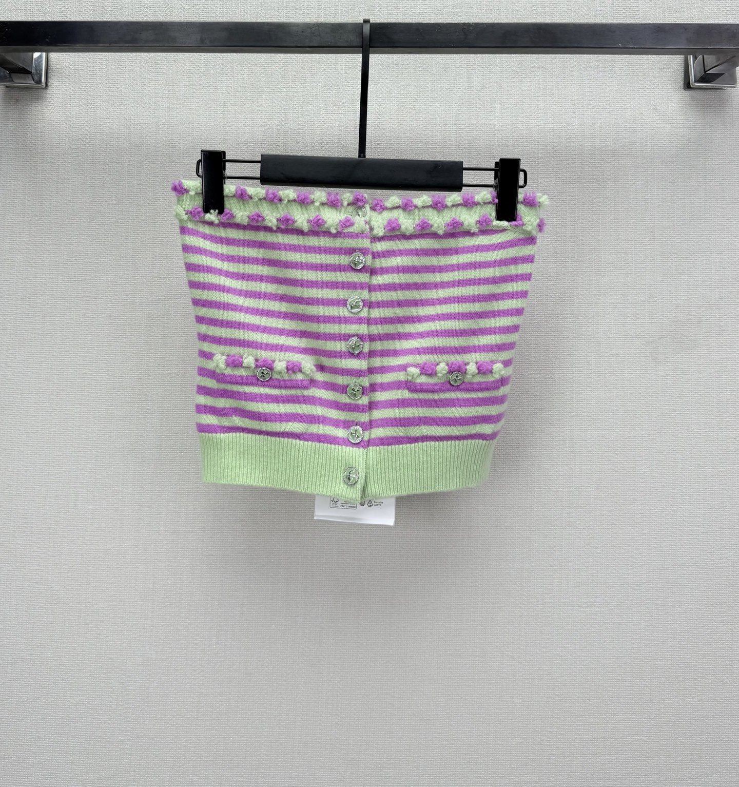 CHANE25SS Striped Bustier