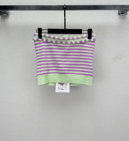 CHANE25SS Striped Bustier