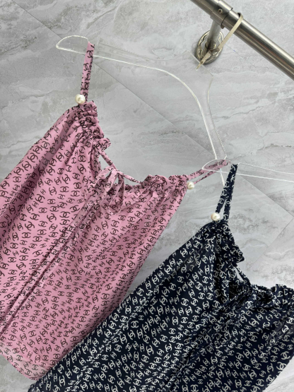 CHANE25SS double c all over print camisole top