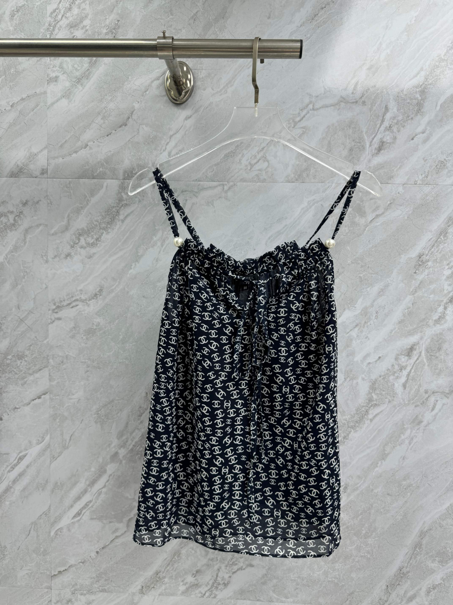 CHANE25SS double c all over print camisole top