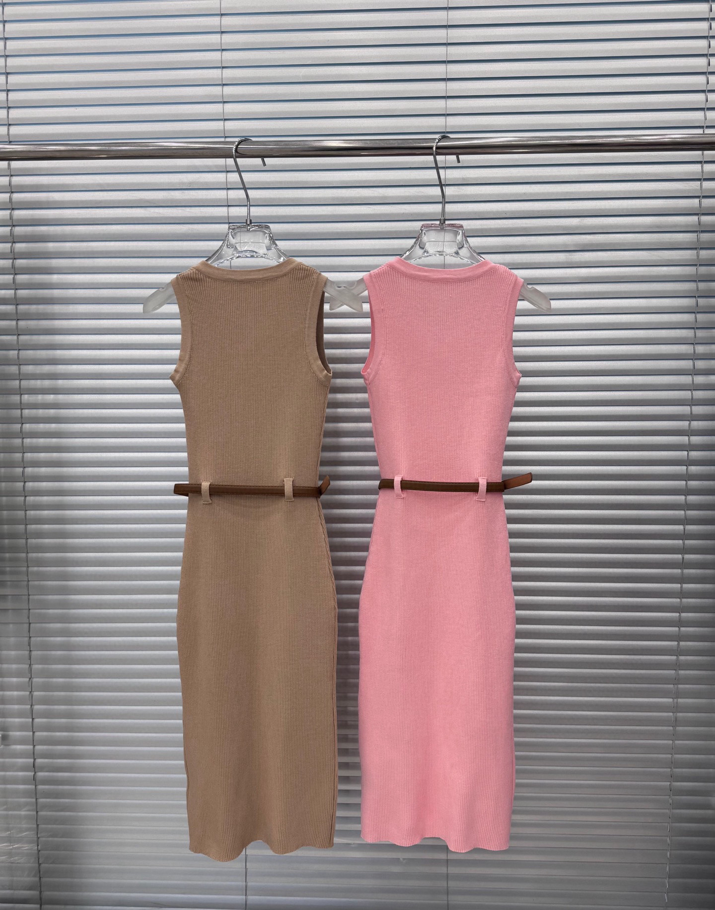 PRAD Triangle Label Zipper Dress