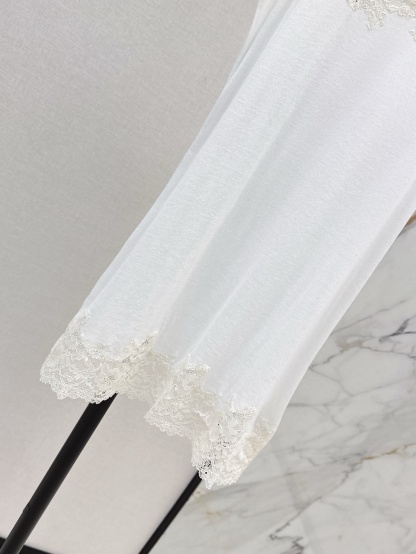 MIU25SS Lace Splicing Vest Dress