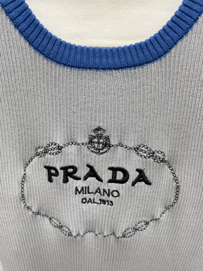 PRAD25SS Embroidered Threaded Wrap Vest