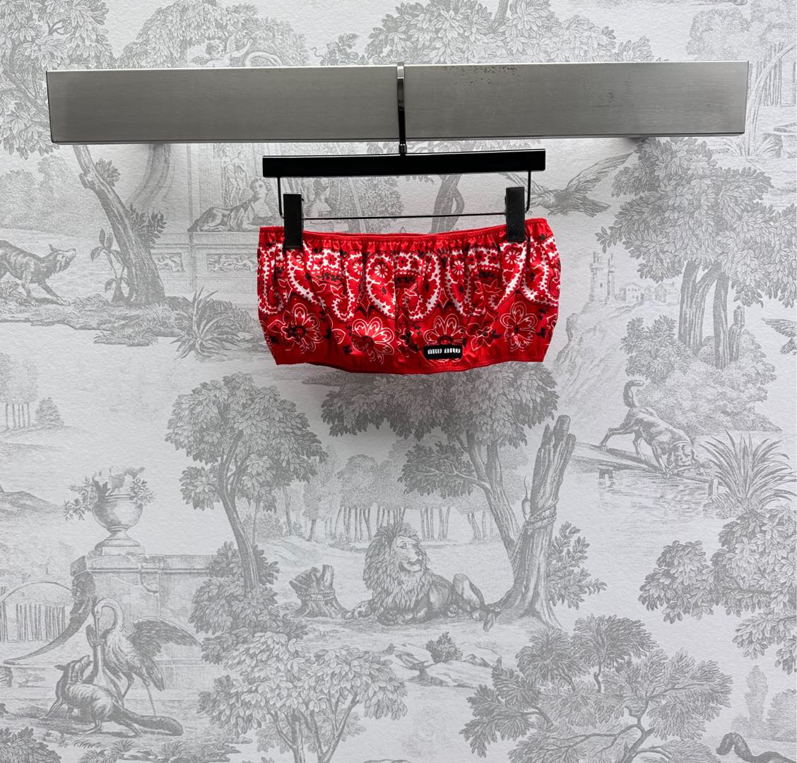 MIU25SS printed bustier