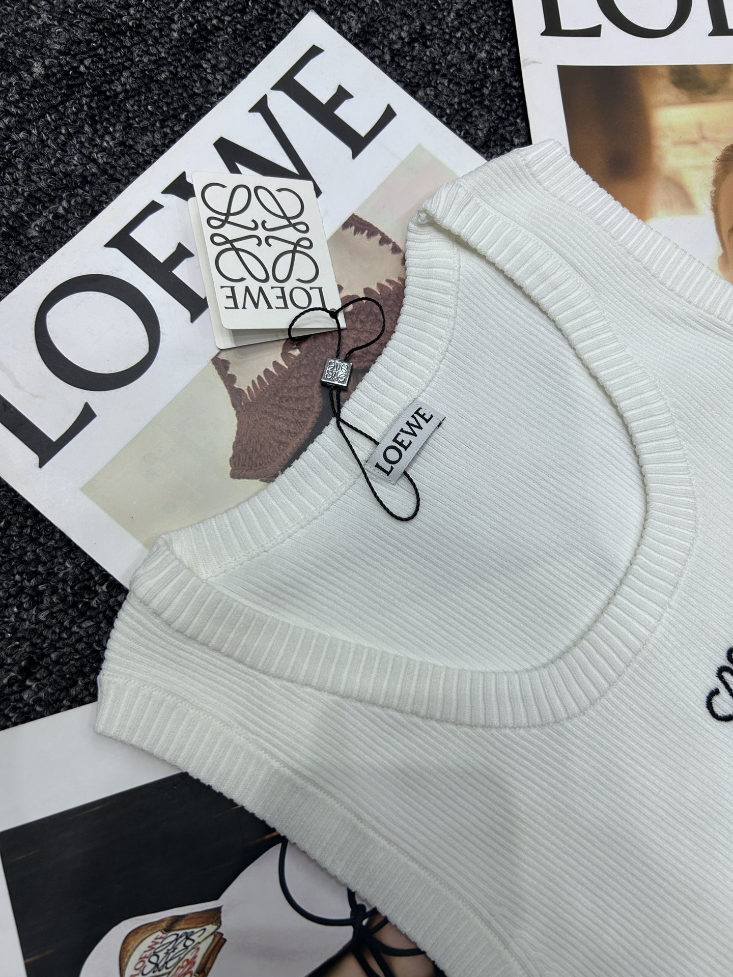 LOE Embroidered Logo Short Tank Top