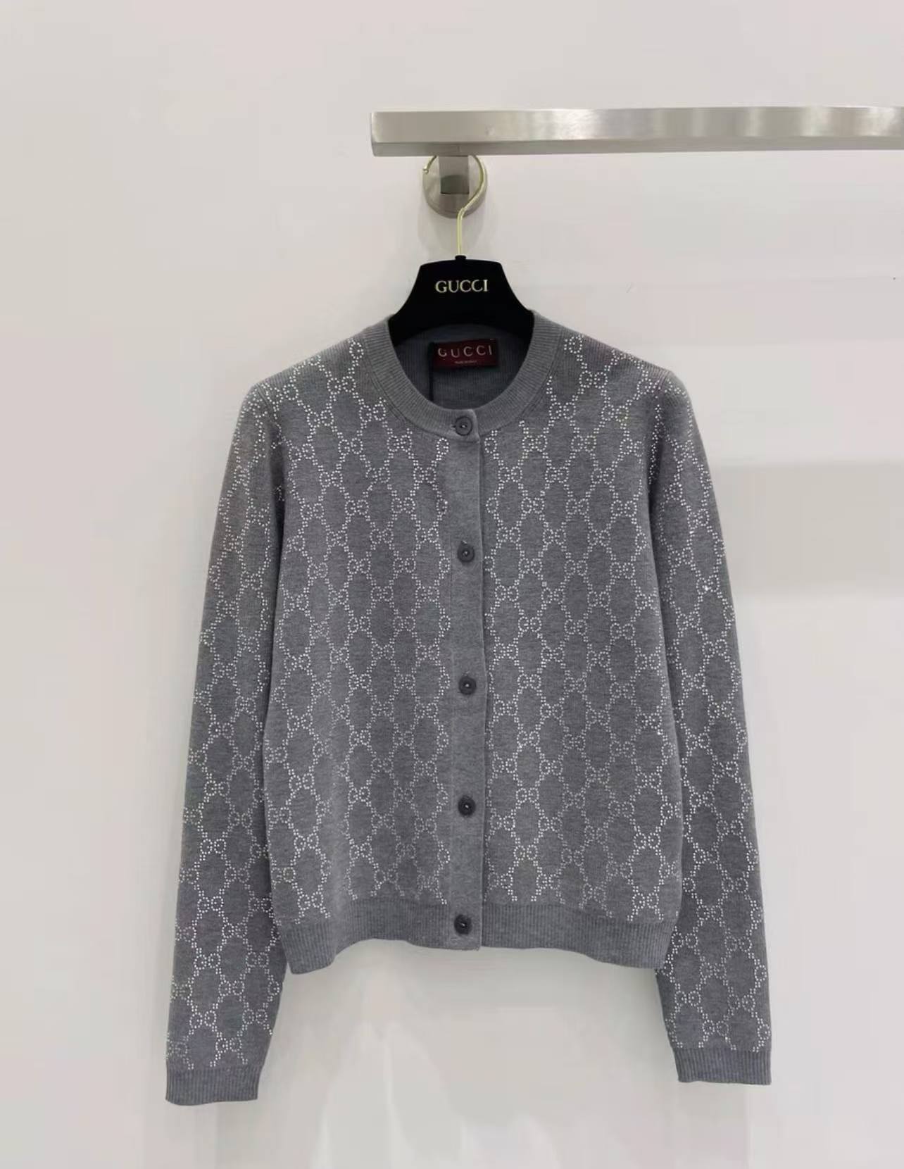 GG Hot stamping knitted cardigan