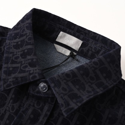 DIA  Printed denim long sleeved shirt