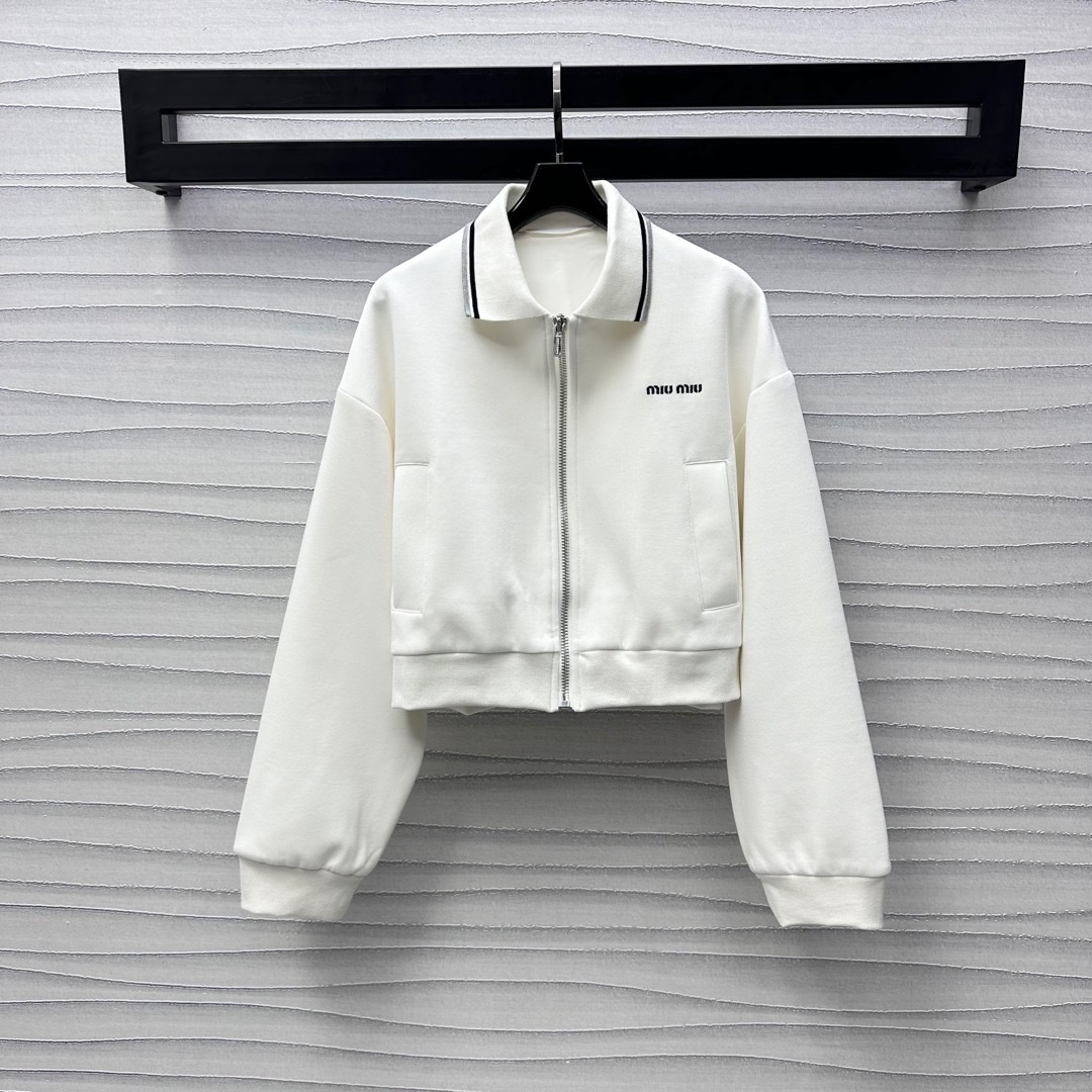 MM 2025SS Short zipper lapel jacket