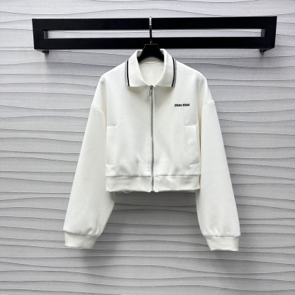 MM 2025SS Short zipper lapel jacket