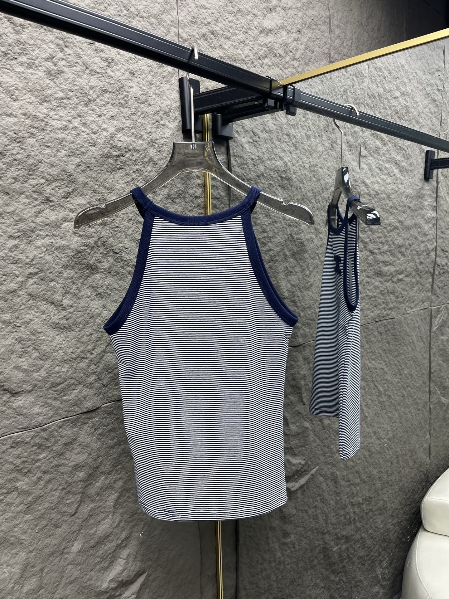 CLIN 25SS Striped knitted vest