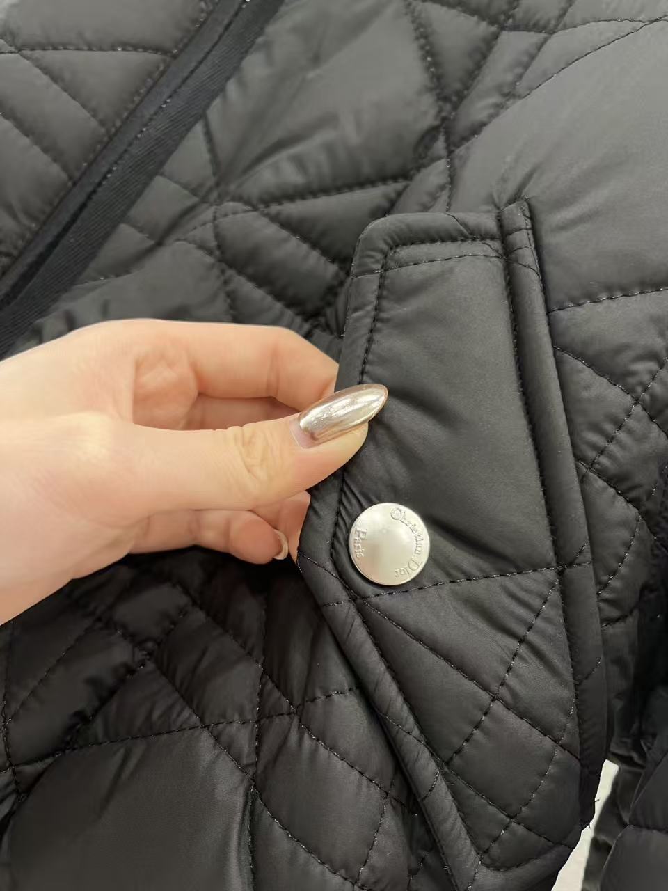 CD Threaded sleeve cotton jacket