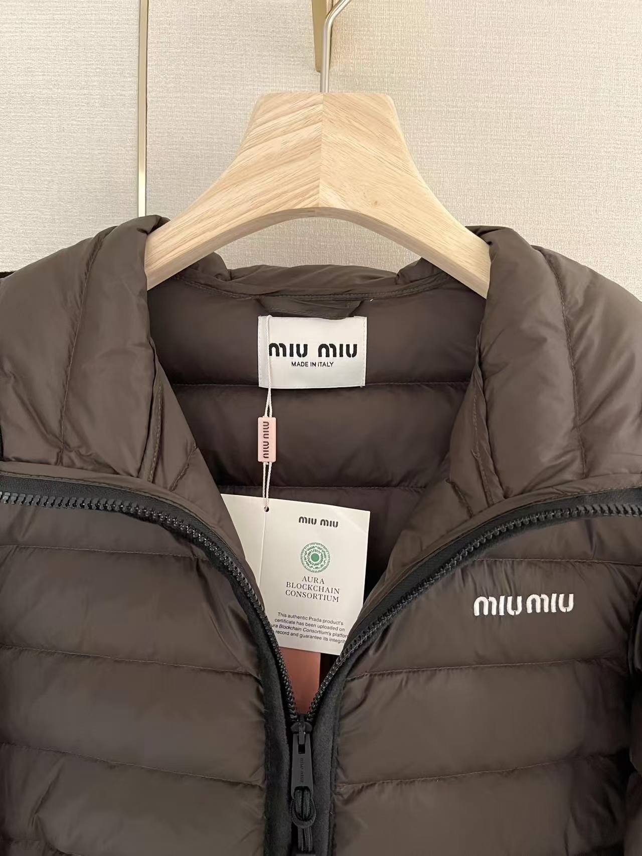 MM 25SS ribbed down jacket