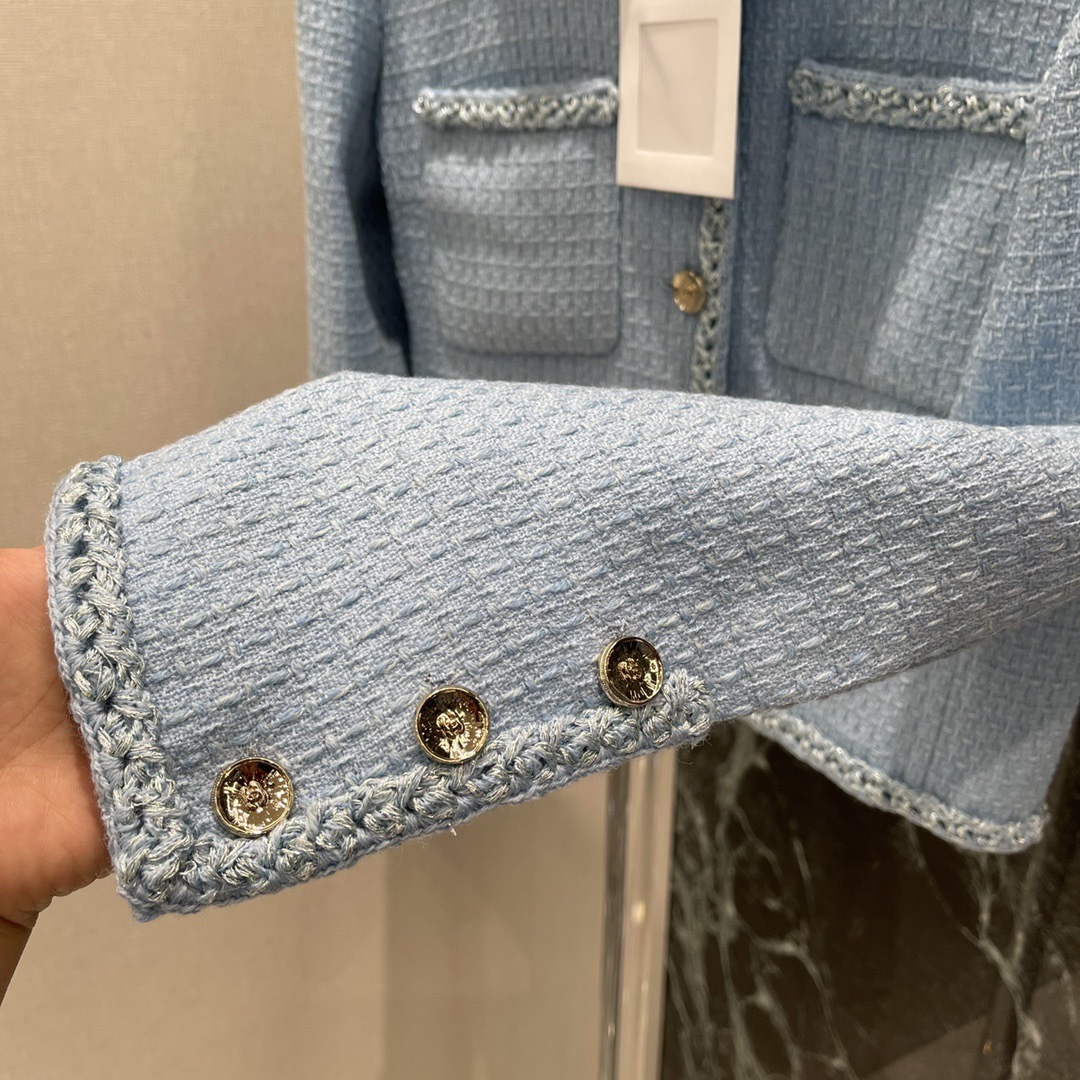 CC 25SS Blue woolen jacket