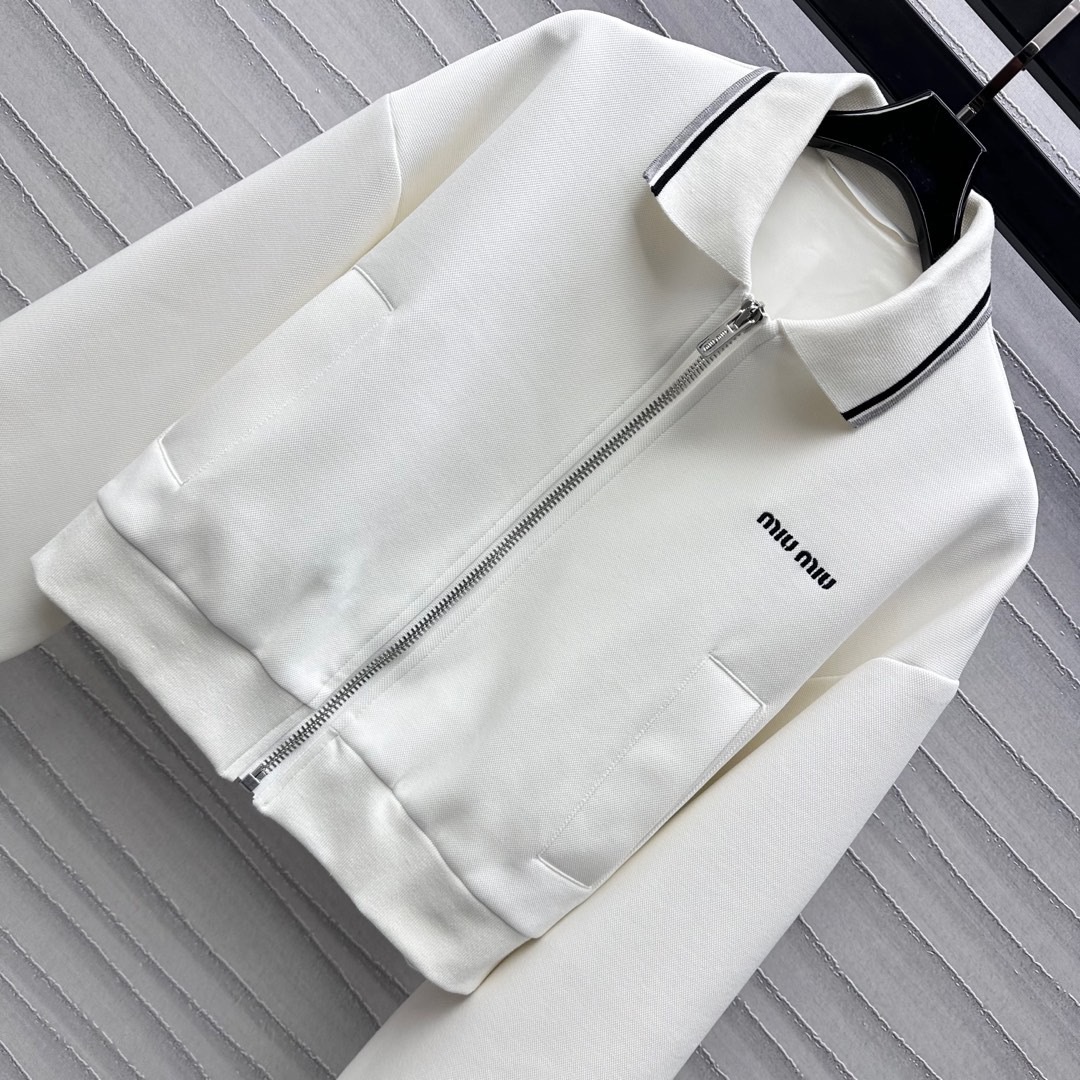 MM 2025SS Short zipper lapel jacket