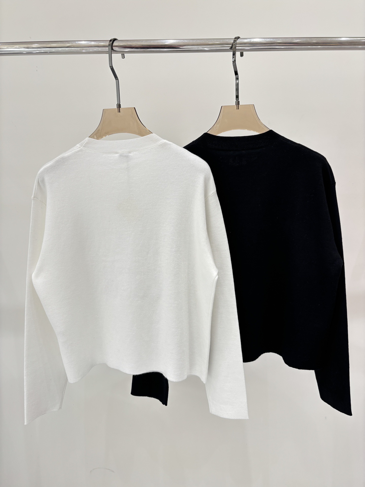 LEW 25SS Round neck knitted pullover sweater