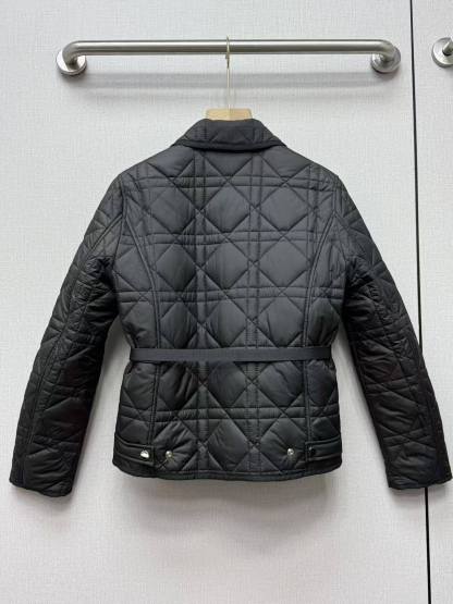 CD 25SS Lingge collar and waist cinched cotton jacket