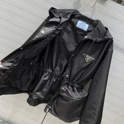 PP Large pocket waist cinching jacket jacket