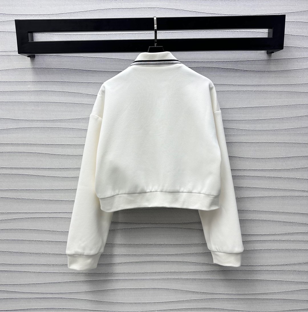 MM 2025SS Short zipper lapel jacket