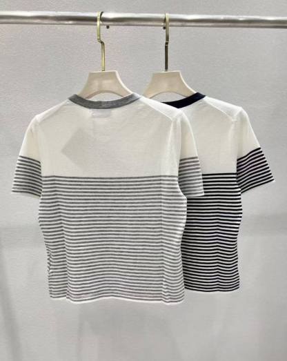 MM 25SS Striped short sleeved T-shirt