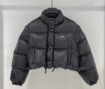 PRD Detachable two-piece short standing collar down jacket