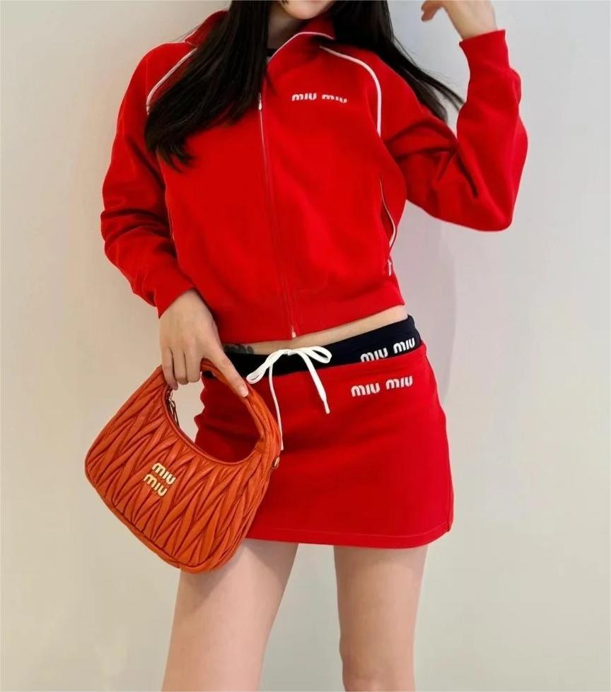 MIU College Style Sports Jacket Coat