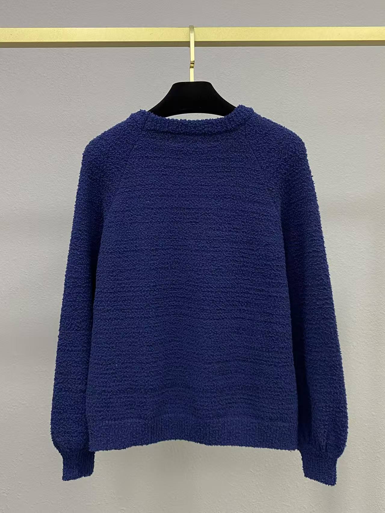 CC Jacquard logo round neck knitted sweater