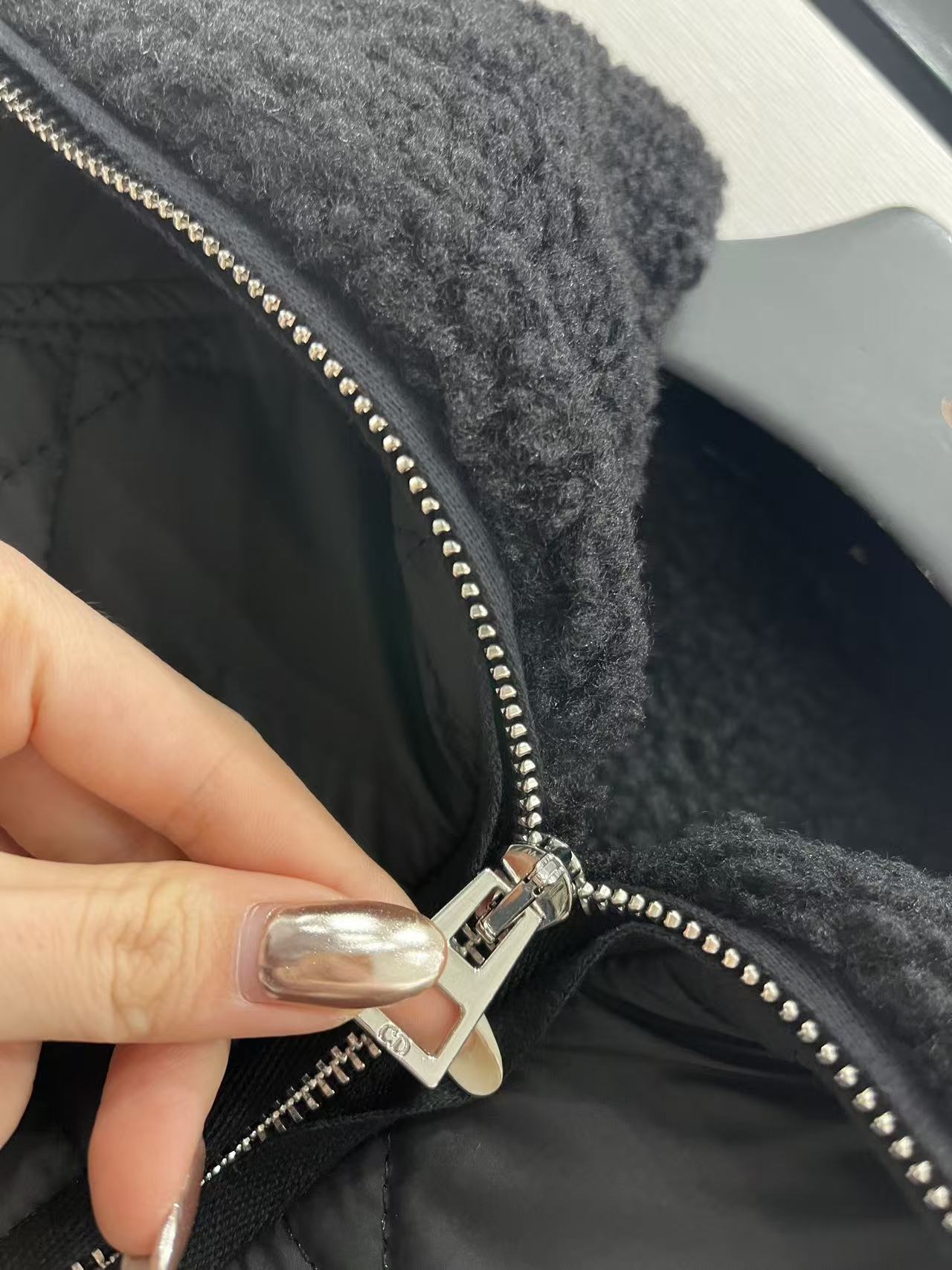 CD Threaded sleeve cotton jacket