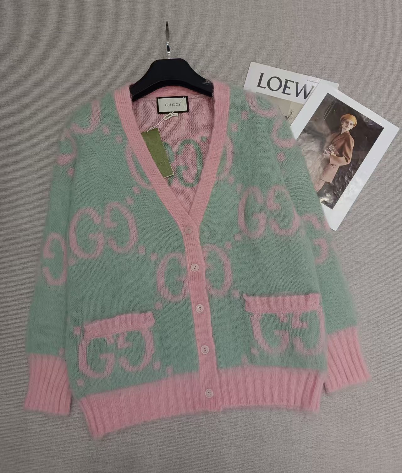GG mohair cardigan