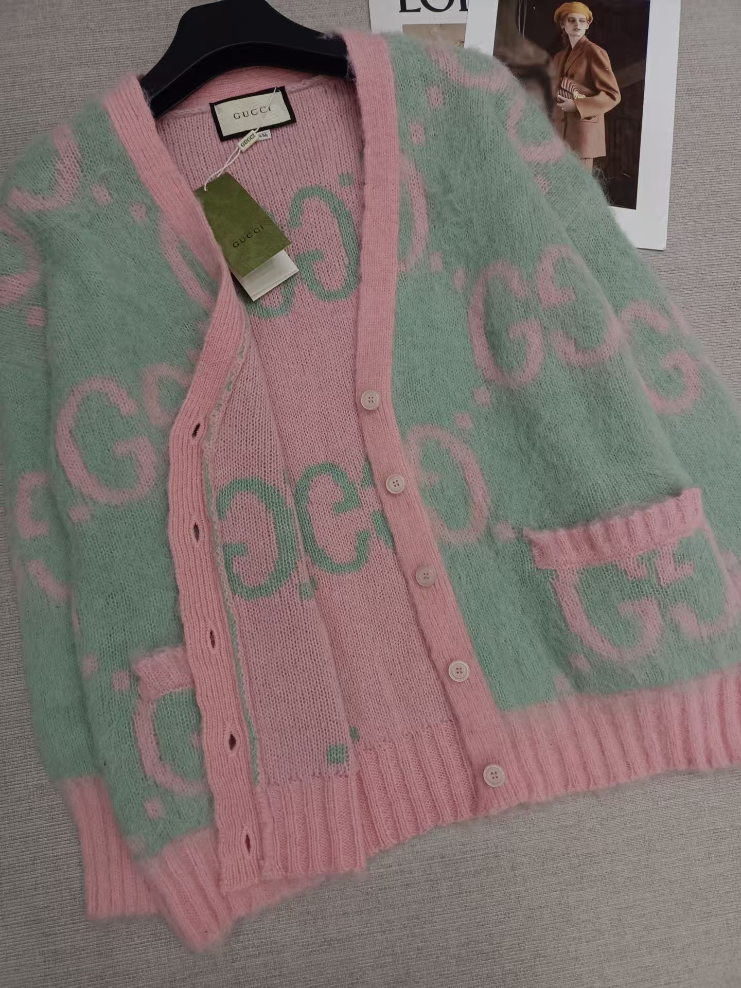GG mohair cardigan
