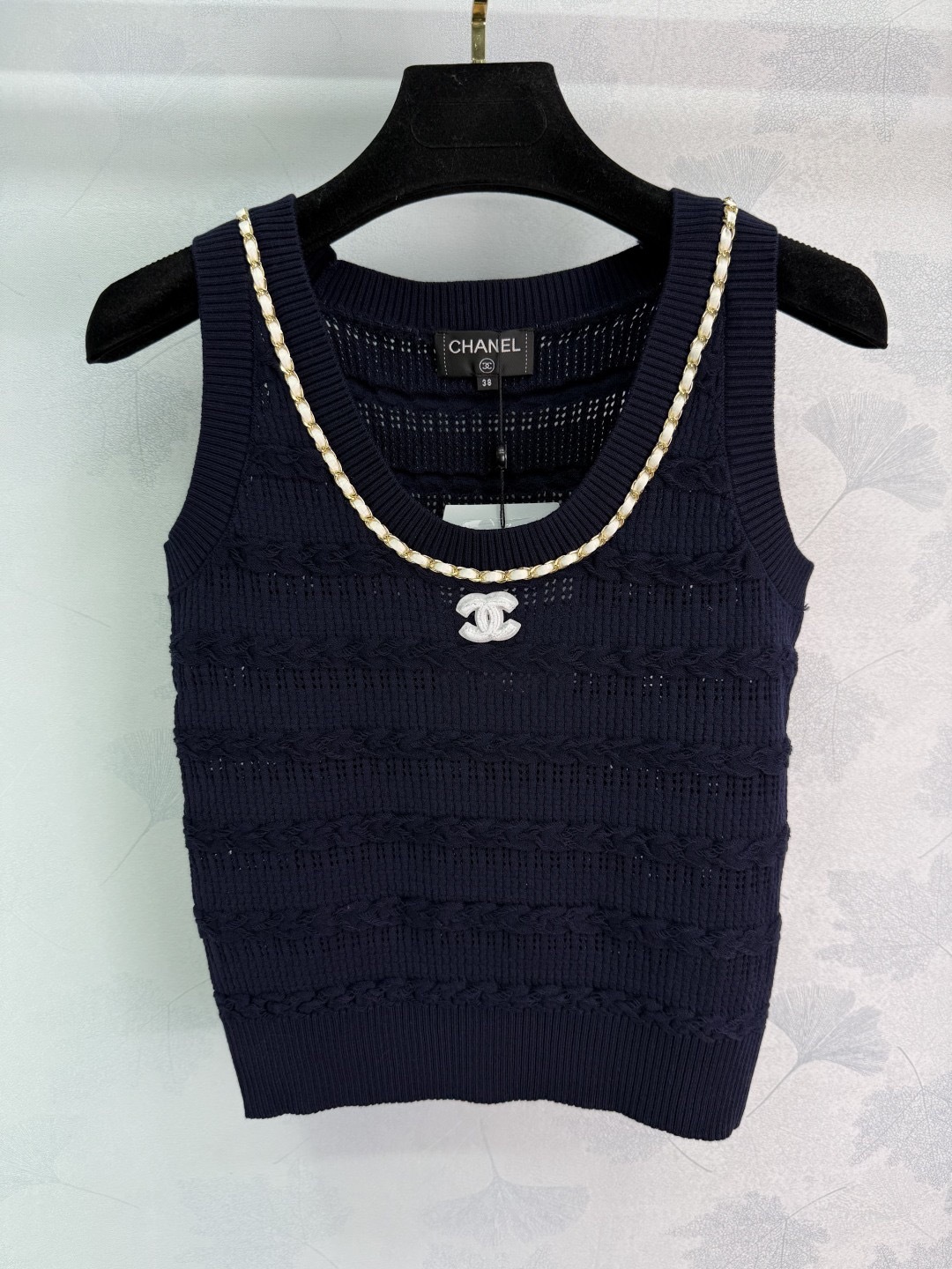 CC 25SS Chain knitted vest