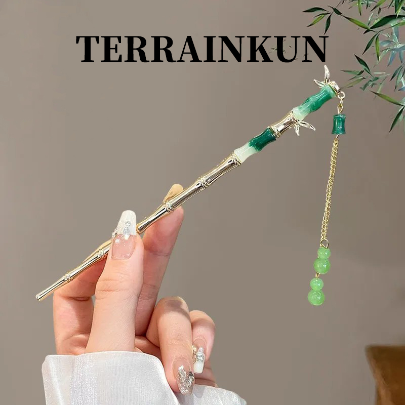 Ancient style tassel flower hairpin headwear