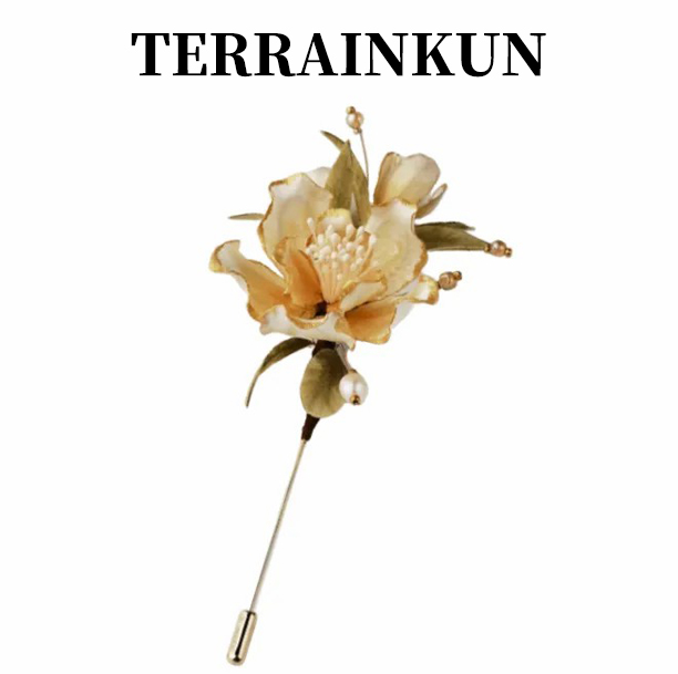 ICH Camellia Velvet Craft Hairpin