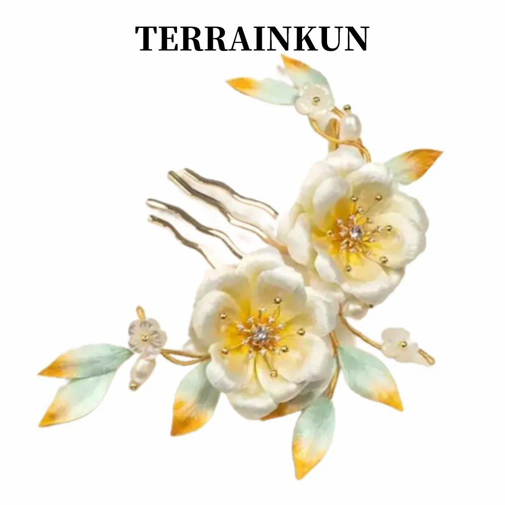 ICH Tumi Velvet Flower Hairpin
