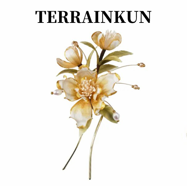 ICH Camellia Velvet Craft Hairpin