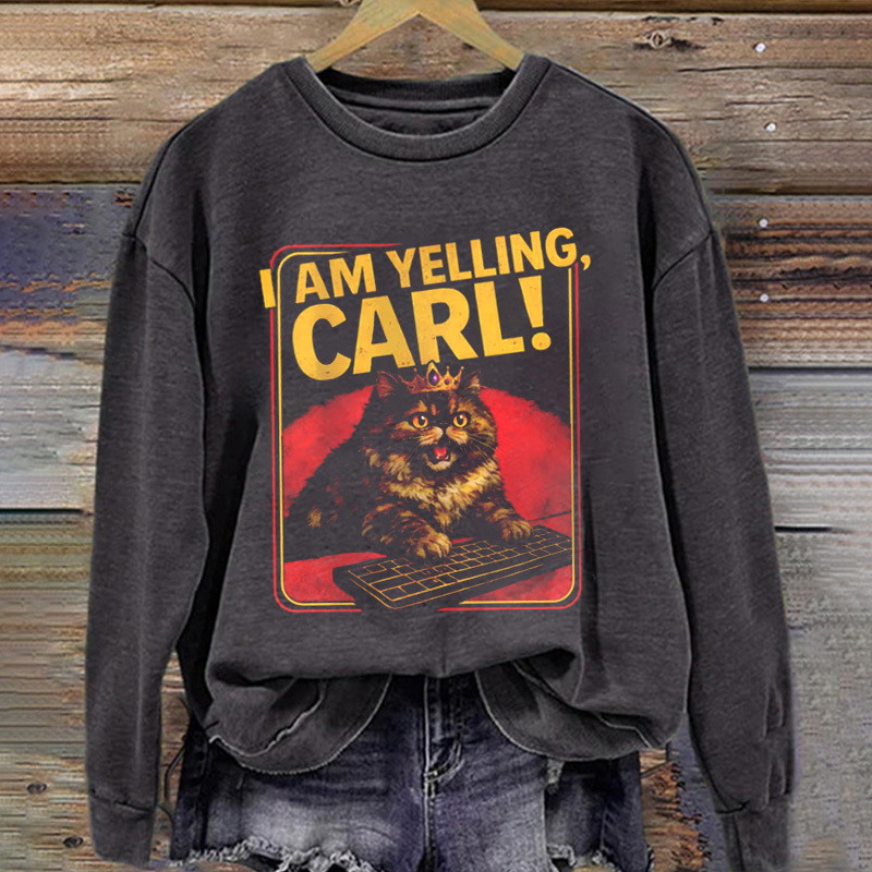 Princess Donut 'I Am Yelling, Carl!' Sweatshirt