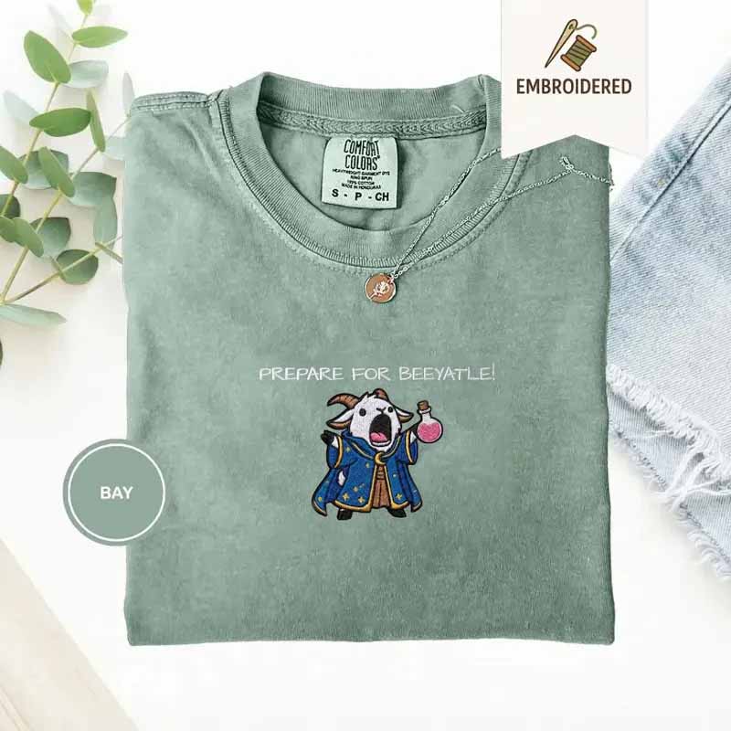 Embroidered Prepare for Byattle Shirt