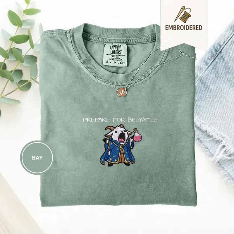 Embroidered Prepare for Byattle Shirt