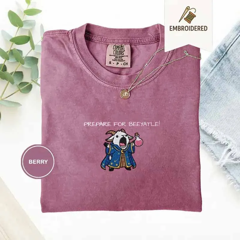 Embroidered Prepare for Byattle Shirt